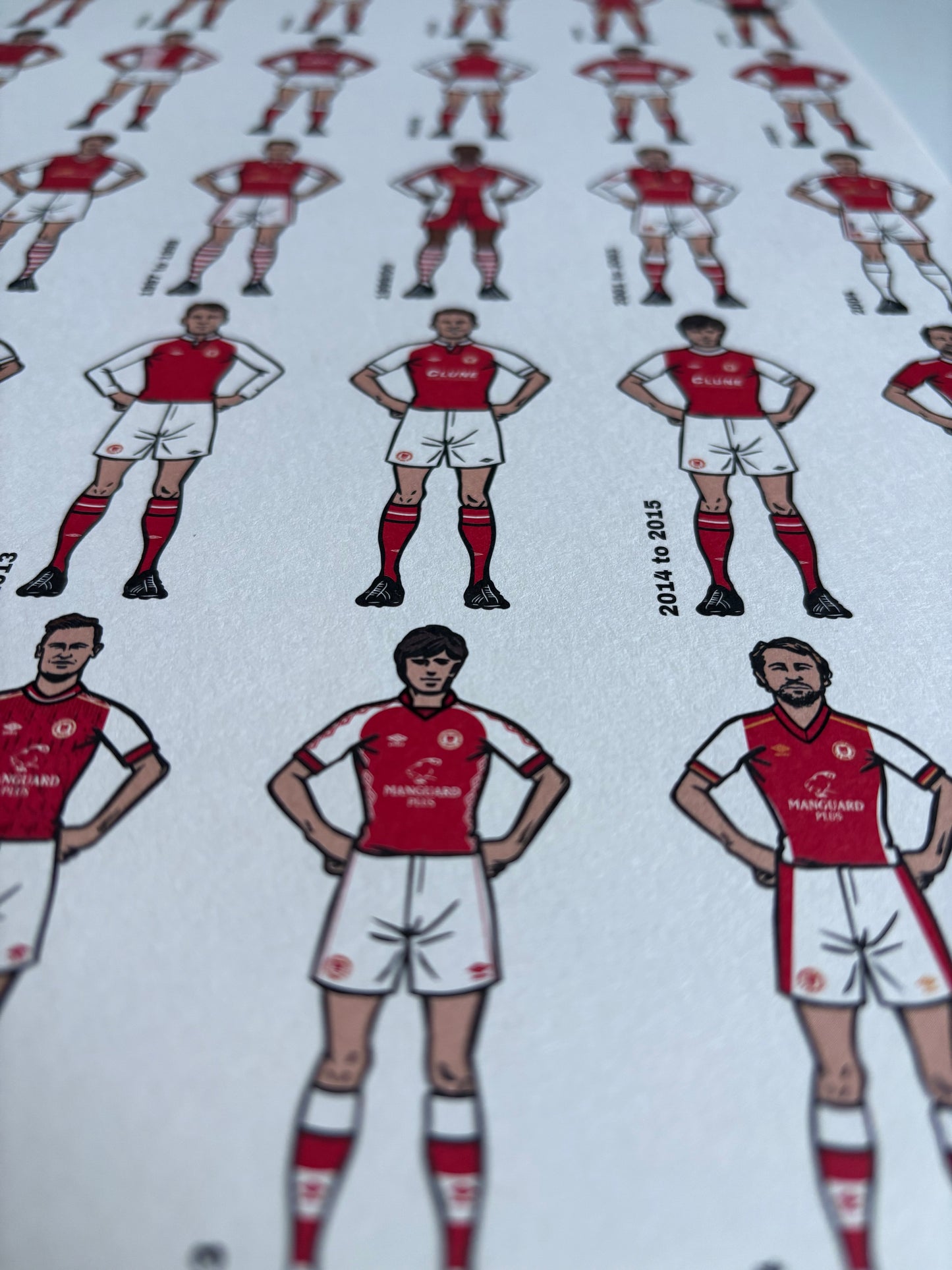 History St Pat's Home Kits Art Print (Framed)