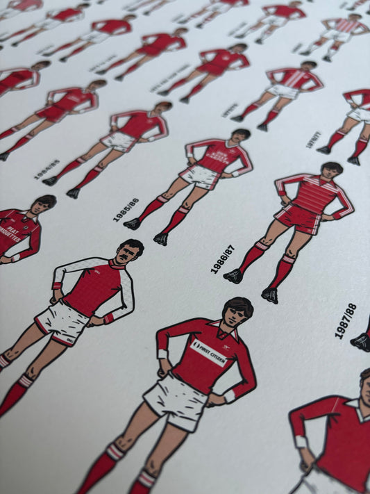 History St Pat's Home Kits Art Print (Unframed)