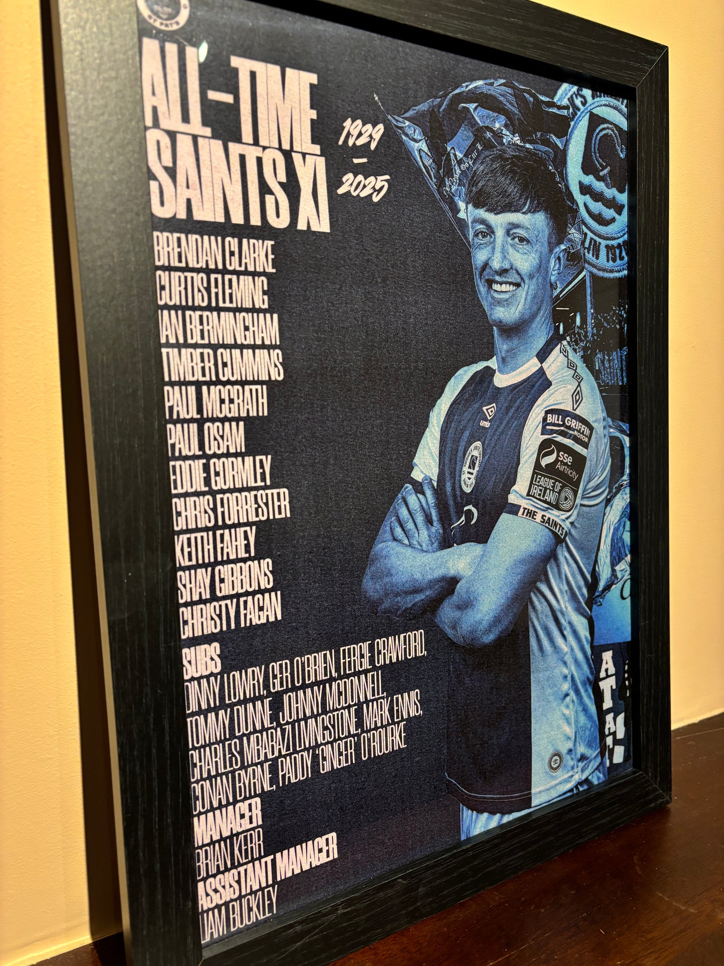 All-Time Saints XI A3 Print