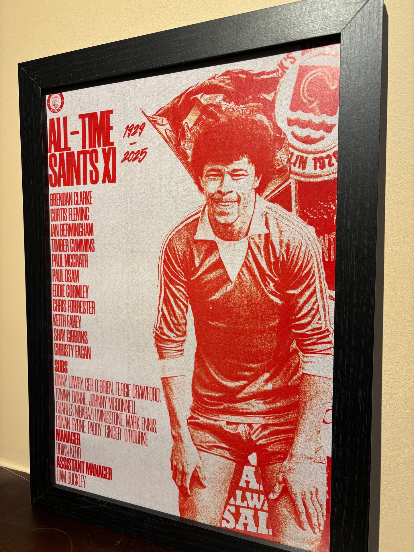 All-Time Saints XI A3 Print