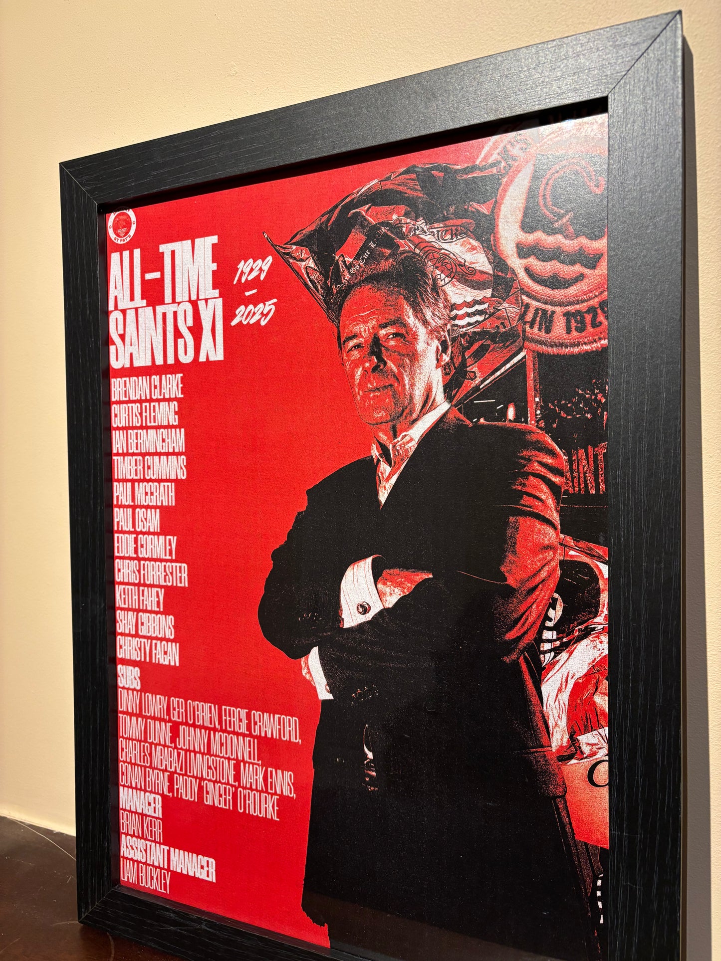 All-Time Saints XI A3 Print